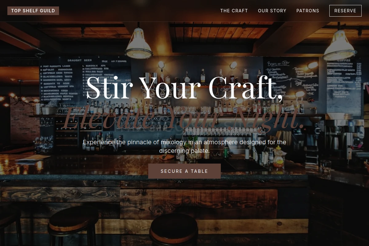 Tonic Bar