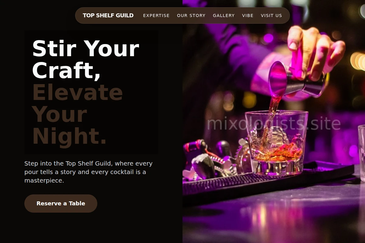 Pour Bar