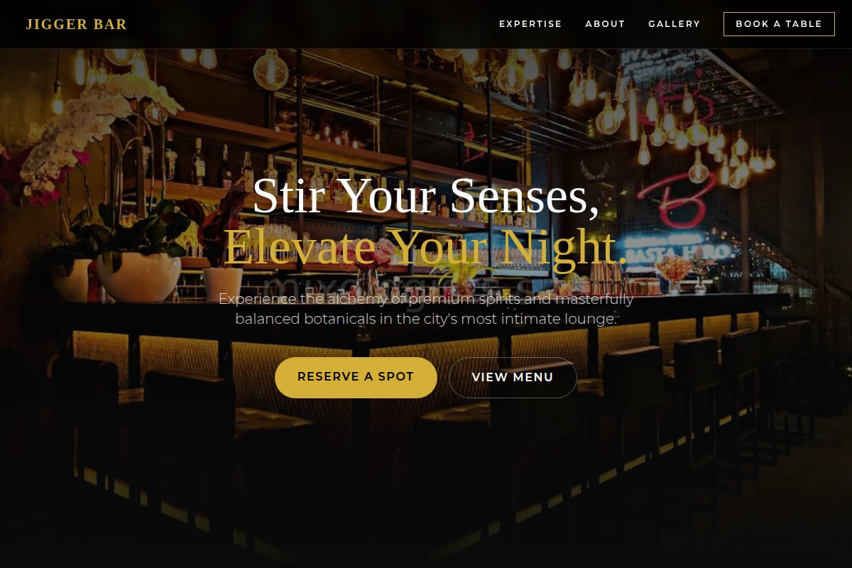 Jigger Bar