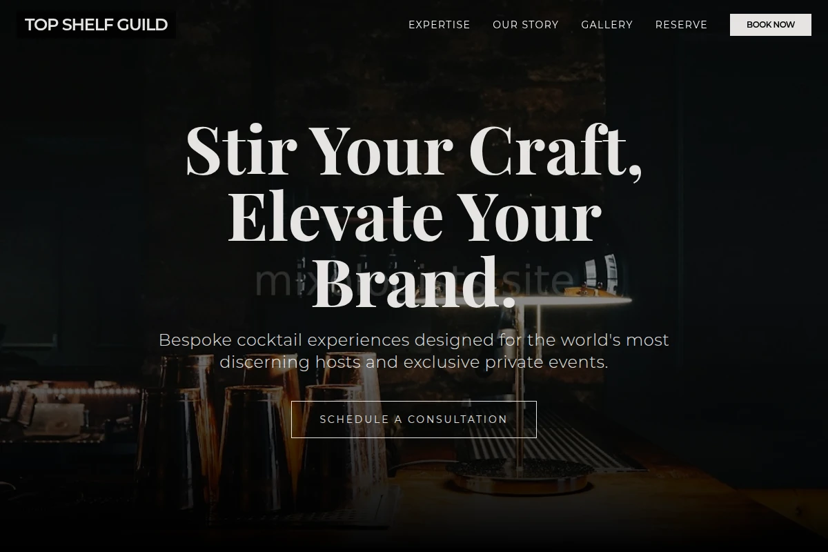 Bitters Bartending