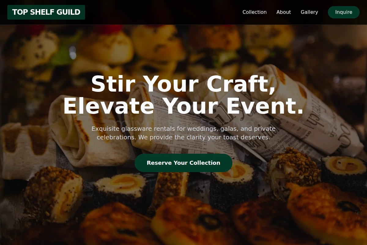 Glassware Catering