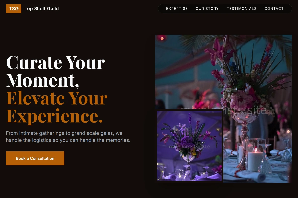 Napkin Event Planning