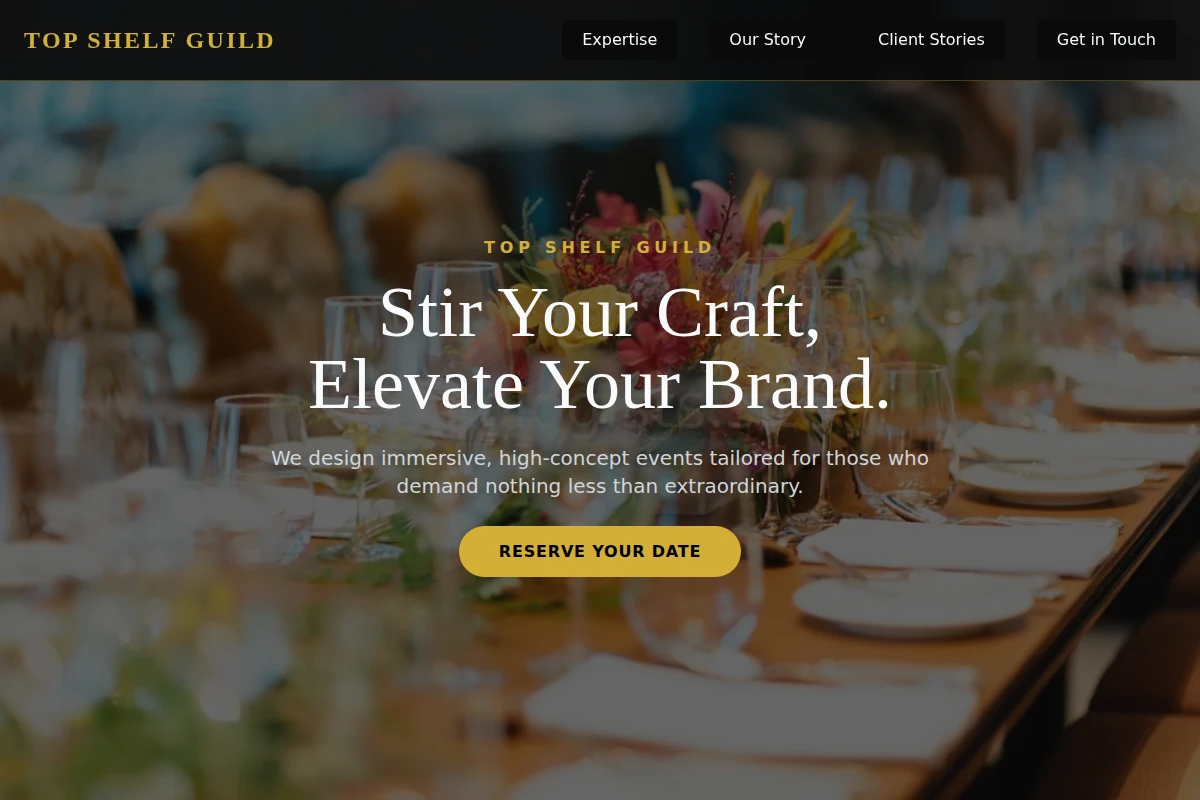 Pour Event Planning