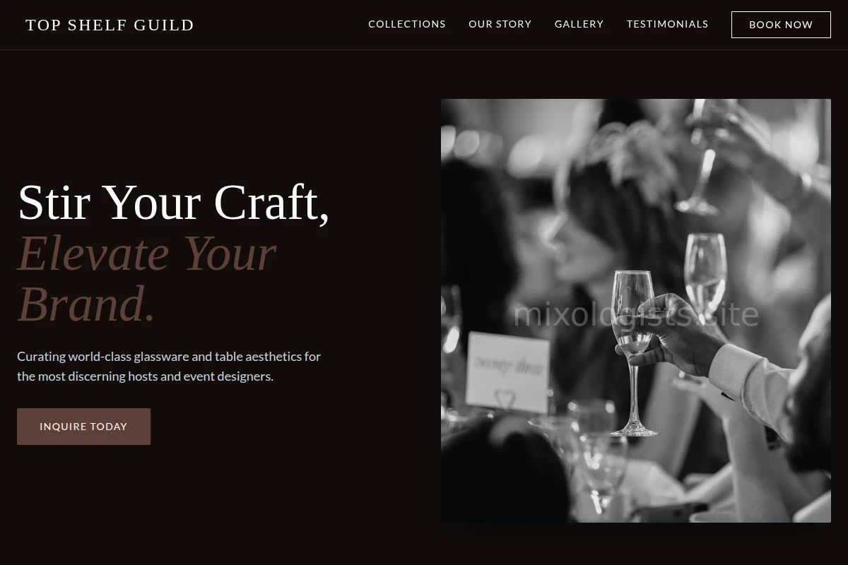 Glassware Event Planning
