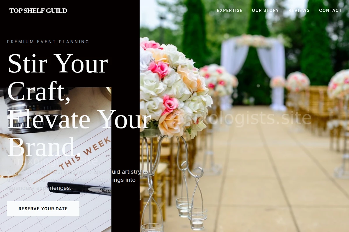 Glassware Event Planning