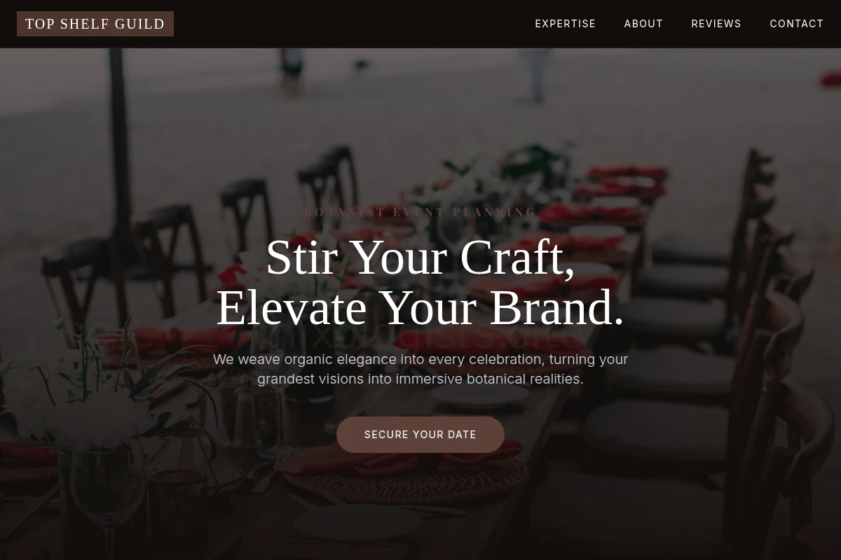 Botanist Event Planning
