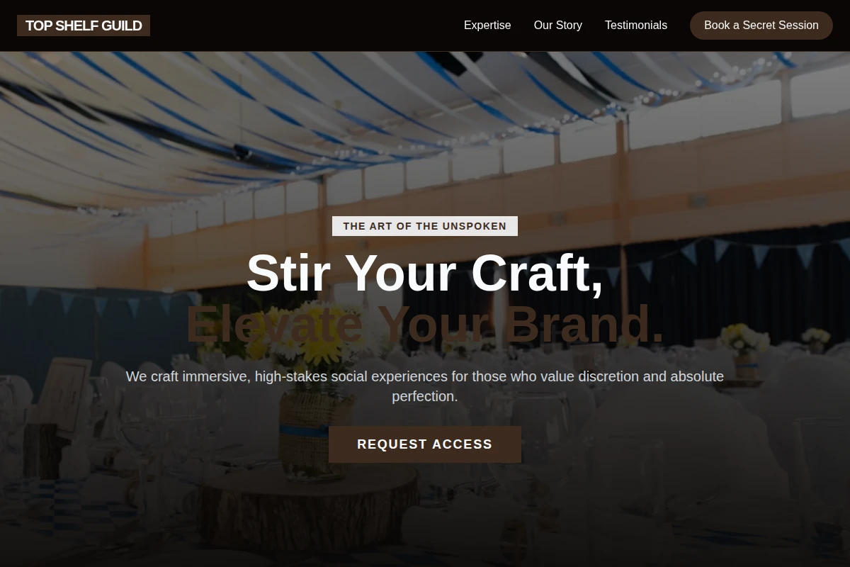 Speakeasy Event Planning