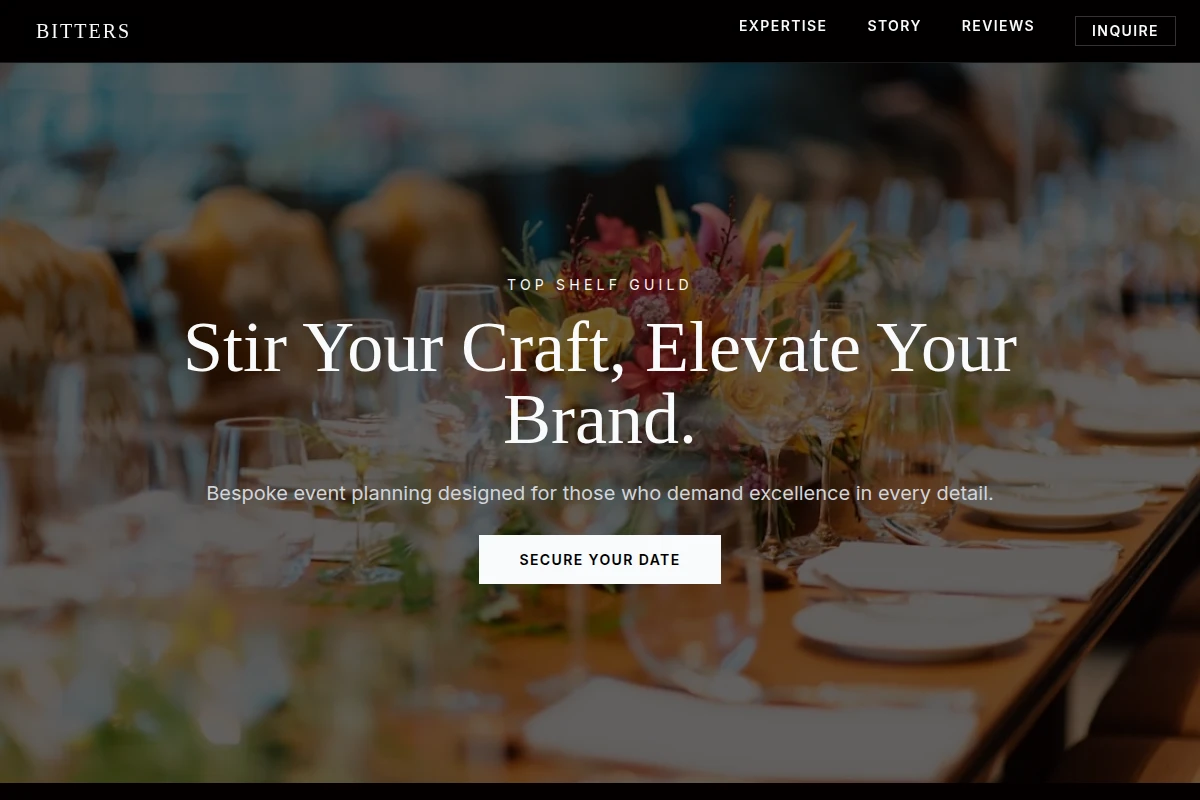 Bitters Event Planning