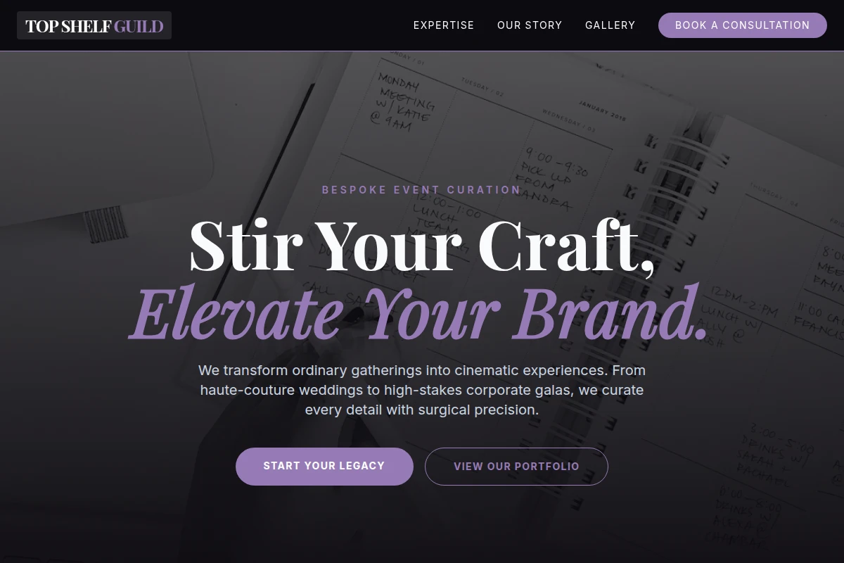 Boutique Event Planning