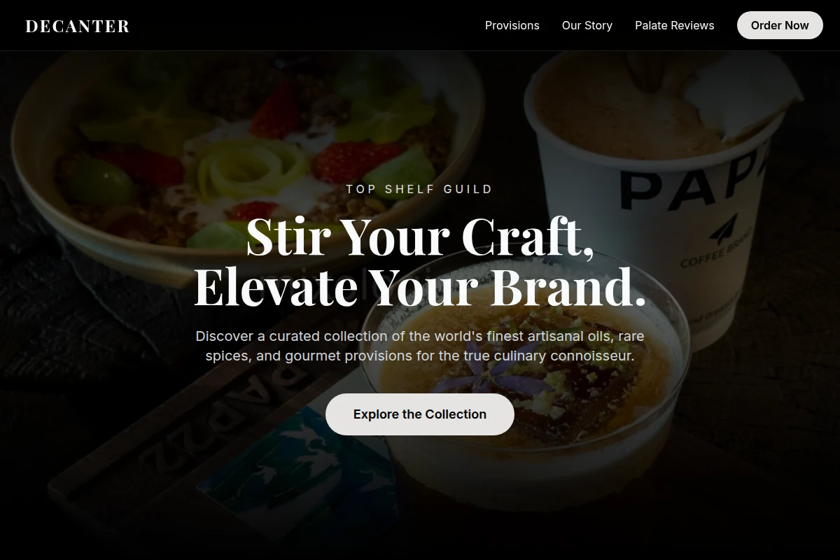 Decanter Specialty Food