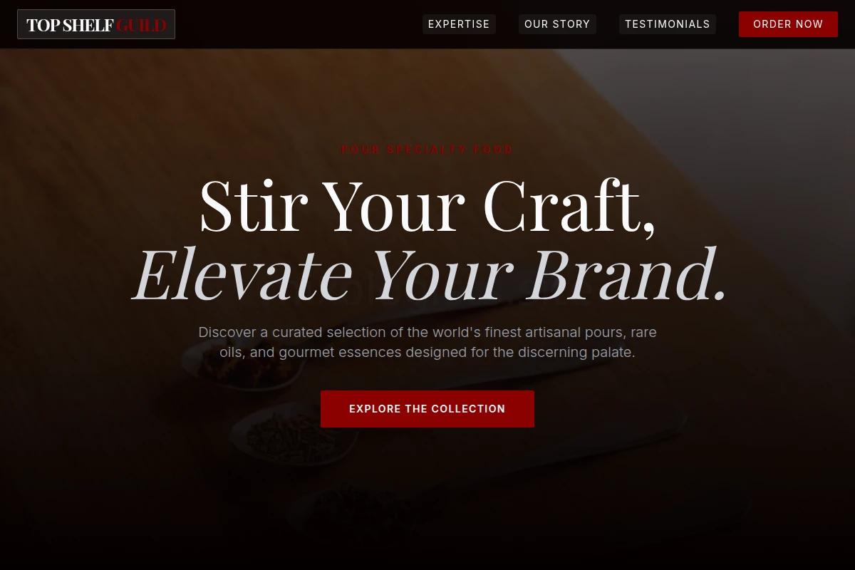 Pour Specialty Food